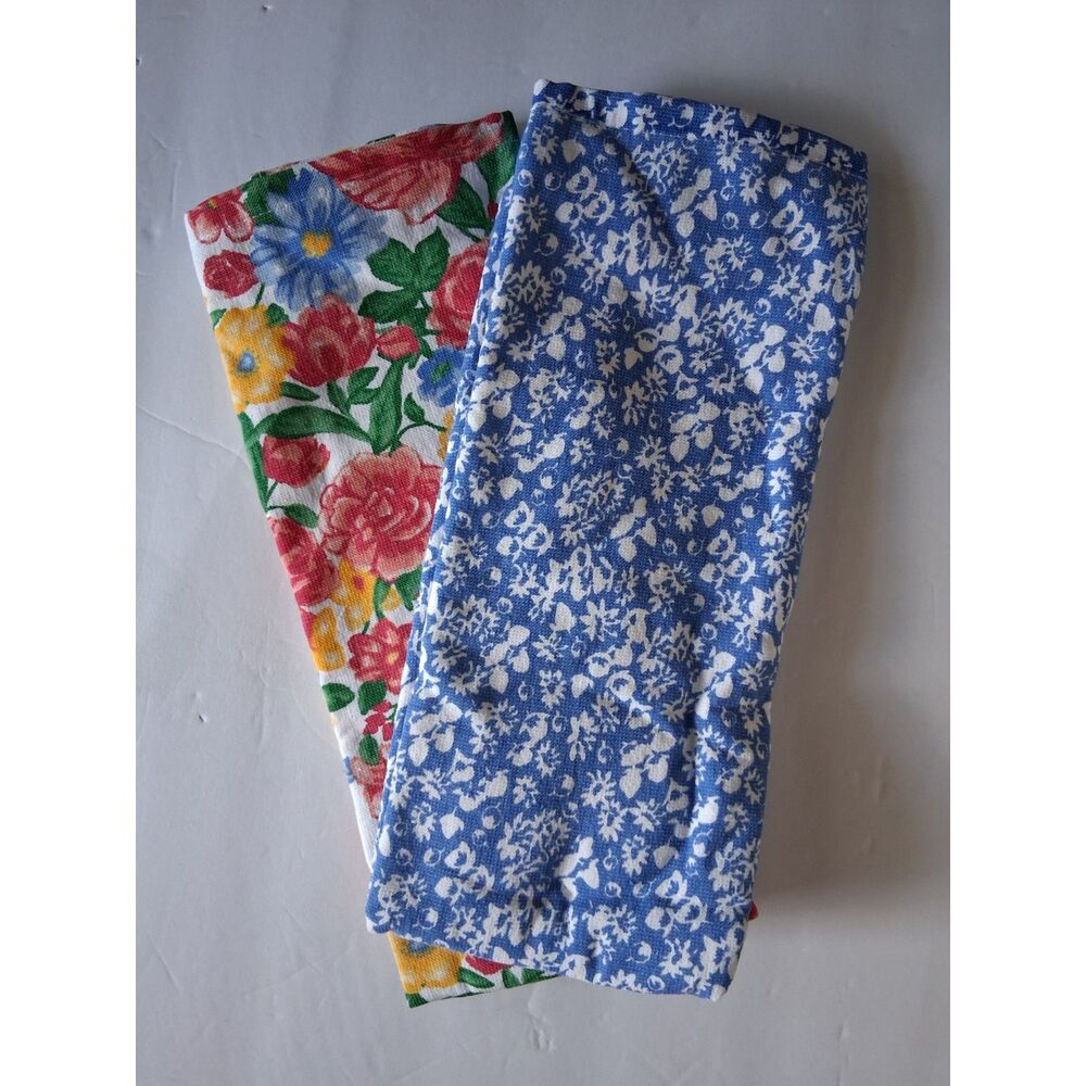Pioneer Woman Brilliant Blooms Kitchen Towels 2 Pack Floral Cotton 16x28 New - Picture 2 of 5
